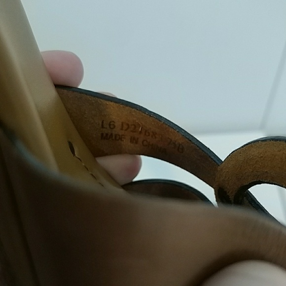 Cole Haan Tan Beige Kitten Heel Sandals - Picture 7 of 11